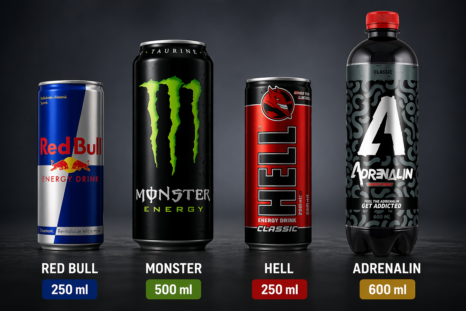 Porovnanie najpopulárnejších energy drinkov - Čo skutočne funguje?