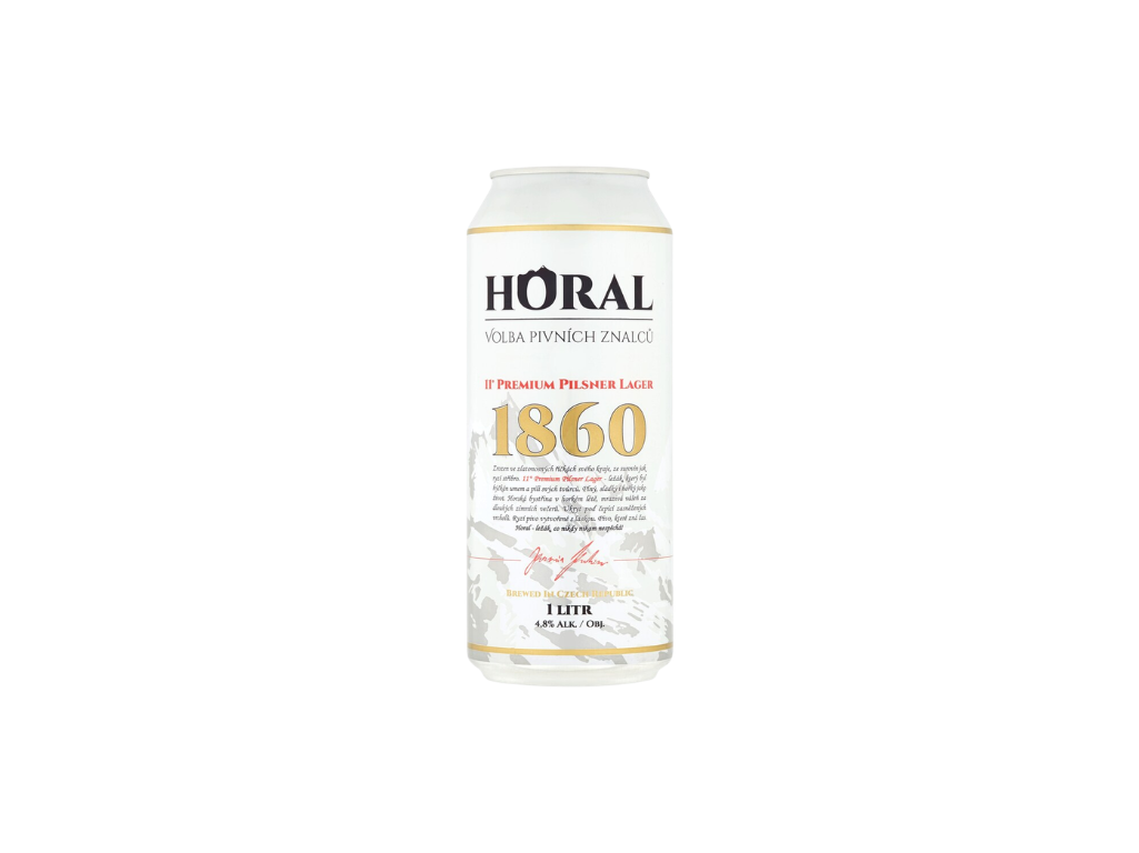 HORAL 4,8 % Premium Pilsner Lager pivo 1 l