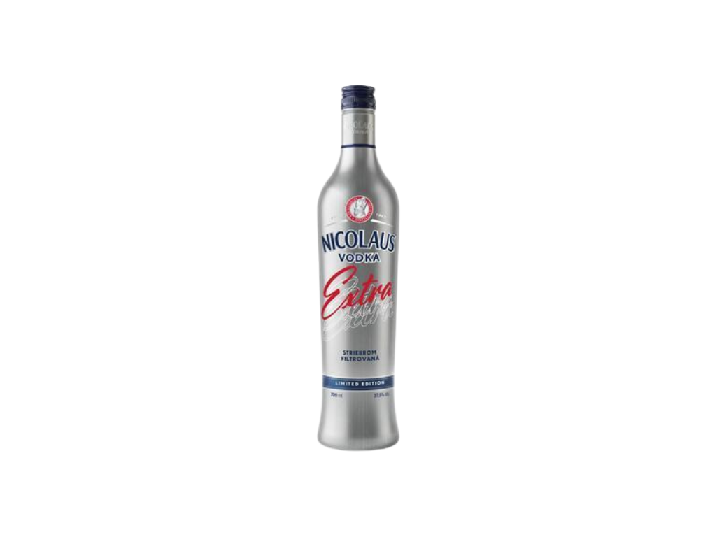VODKA EXTRA STRIEBROM FILTROVANÁ SILVER 37,5% 0,7l
